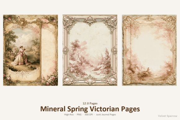 Download Mineral Spring Victorian Pages - Premium Bundle