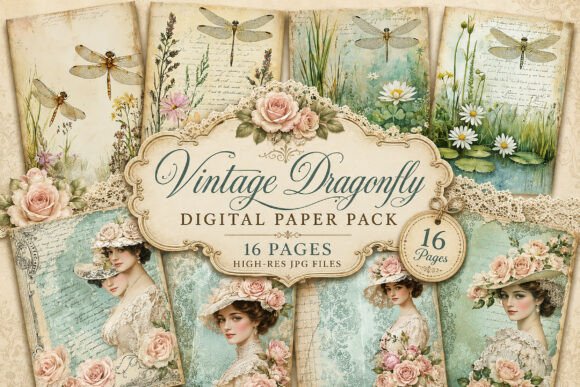 Download Vintage Victorian Lady Portrait Junk Set - Premium Bundle