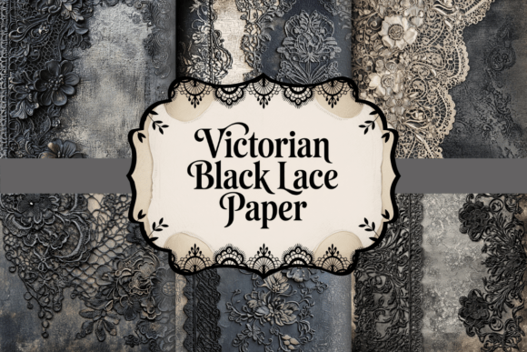 Download Victorian Black Lace Paper - Premium Resources