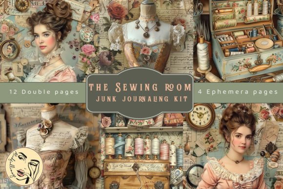 Download The Sewing Room Junk Journaling Kit - Sewing Collection